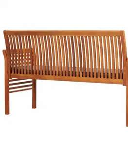 Zahradní lavice Zahradní lavice 150cm akáciové dřevo Dekorhome Krémová