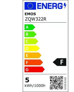 LED žárovky EMOS Chytrá LED žárovka GoSmart svíčka / E14 / 4,8 W (40 W) / 470lm / RGB / stmívatelná / Wi-Fi ZQW322R