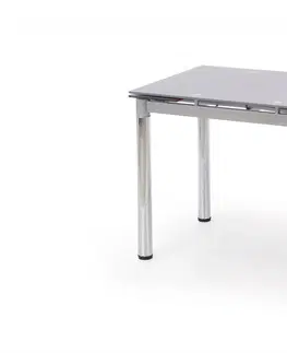 Jídelní stoly HALMAR Rozkládací jídelní stůl Logan šedý