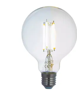 Chytré žárovky LUUMR LUUMR Smart LED žárovka čirá E27 G95 7W Tuya WLAN CCT
