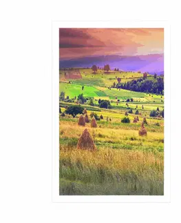 Příroda Plakát stohy v karpatských horách