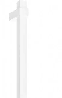 Sprchy a sprchové panely MEXEN DQ Posuvný držák sprchy s mýdlenkou, 80 cm, bílá 79381-20