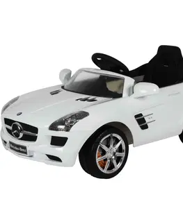 Dětská vozítka a příslušenství Buddy Toys Bec 7110 El.auto Mercedes SLS bílá