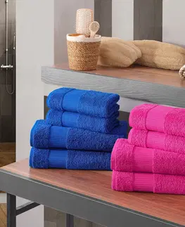 Ručníky 4Home Bavlněný ručník Elite růžová, 50 x 100 cm, sada 2 ks, 50 x 100 cm