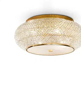 Moderní stropní svítidla Stropní svítidlo Ideal Lux Pasha PL14 oro 165004 E14 14x40W 65cm zlaté