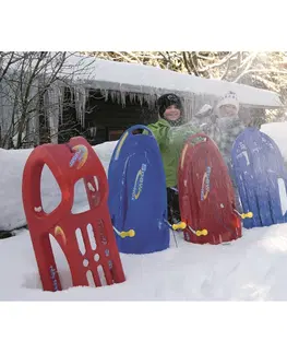 Hračky na zahradu Rolly Toys Plastové boby Snow Max červená, 50 x 104 cm