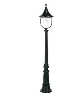 Pouliční osvětlení K.S. Verlichting Sloupkové světlo Brescia, 148 cm, černé