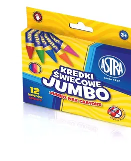 Hračky ASTRA - Voskové barvičky Jumbo 12ks, 316118005