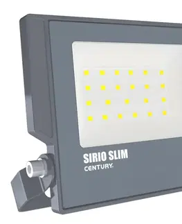 LED reflektory CENTURY REFLEKTOR LED SIRIO SLIM ČERNÝ 20W 4000K 1800Lm 110d 160x29x147mm IP66 CEN SRS-209540