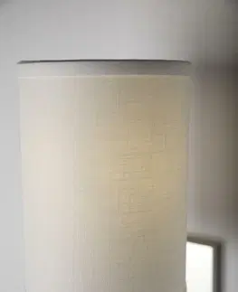 Klasická nástěnná svítidla HUDSON VALLEY nástěnné svítidlo COLTON ocel/textil staromosaz/bílá E14 1x40W 731-AGB-CE