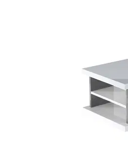 Konferenční stolky ArtAdrk Konferenční stolek LUKE | bílá/beton