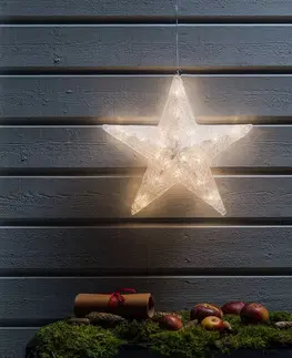 Vánoční osvětlení do oken Konstsmide Christmas Dekorativní hvězda LED pro venkovní použití, Ø 40 cm