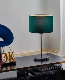 Stolní lampy Duolla Stolní lampa Golden Roller 50cm tmavě zelená/zlatá