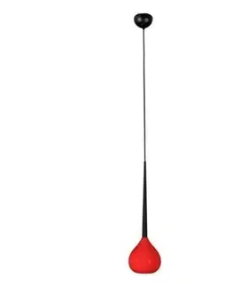 Moderní závěsná svítidla Závěsné svítidlo AZzardo Aga 1 red/black AZ1063 E14 1x40W IP20 16cm červeno-černé