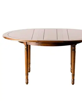 Stoly Stůl kulatý rozkládací 120x76cm/ 160x120x76cm