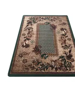 Vintage koberce Stylový vintage koberec se zeleným okrajem Šířka: 100 cm | Délka: 190 cm