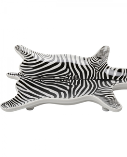 Talíře KARE Design Dekorativní talíř Zebra 21x15cm