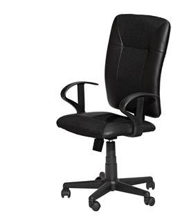 Kancelářské židle Kancelářské křeslo MANICA, černá