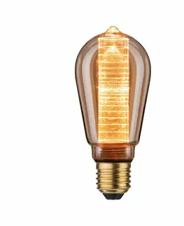 LED žárovky PAULMANN LED Vintage žárovka ST64 Inner Glow E27 zlatá s vnitřním kroužkem stmívatelné 288.30