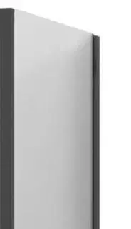 Sprchové kouty MEXEN APIA stěna 90x190 cm 5mm černé, transparent 840-090-000-70-00