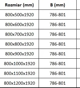 Sprchové kouty MEXEN/S LIMA sprchový kout 80x110cm, transparent, chrom 856-080-110-01-00