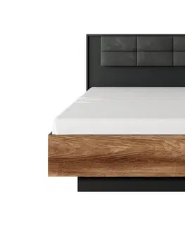 Postele ArtLas Manželská postel MANITO | 160 x 200 cm Provedení: Postel s dřevěným roštem bez matrace