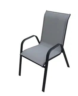 Zahradní křesla a židle Zahradní židle XT1012C (ZWC-2429) ROJAPLAST Šedá