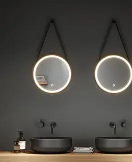 Zrcadla s osvětlením Paulmann Paulmann Miro LED zrcadlo CCT Ø40cm framelight