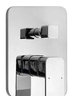 Koupelnové baterie AQUALINE FACTOR podomítková sprchová baterie, 2 výstupy, chrom FC642