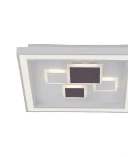 Designová stropní svítidla PAUL NEUHAUS LED stropní svítidlo, hranaté, moderní 48x48cm 3000K PN 6283-16