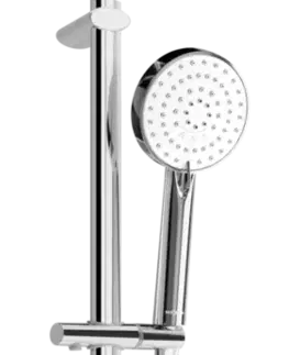 Sprchy a sprchové panely Posuvný sprchový set MEXEN DB75 chrom/bílý
