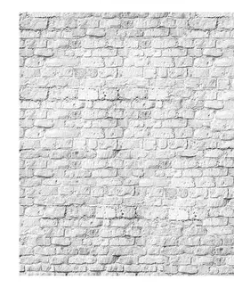 Tapety Fototapeta bílá cihlová stěna - White brick