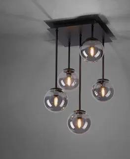 Stropní svítidla Paul Neuhaus Paul Neuhaus Widow LED stropní světlo, pět zdrojů