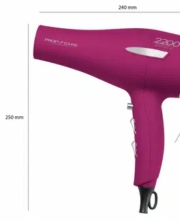 Kulmy ProfiCare HT 3045 vysoušeč vlasů, růžová