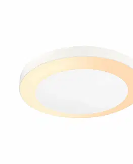 Chytré osvětlení PAULMANN LED stropní svítidlo Smart Home Zigbee Circula soumrakový senzor neláká hmyz IP44 kruhové 320mm CCT 14W 230V bílá umělá hmota