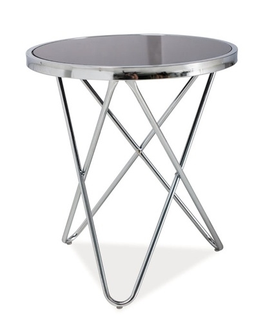 Konferenční stolky Konferenční stolek BLED C, kov/sklo