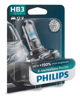 Autožárovky Philips HB3 12V 60W P20d X-tremeVision Pro150 1ks blistr 9005XVPB1