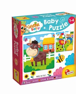 Hračky puzzle LISCIANIGIOCH - Carotina Baby, Mix Produktů