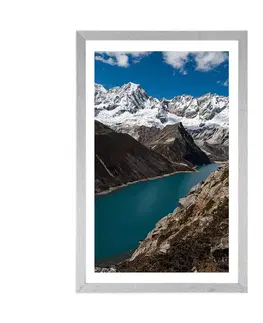 Příroda Plakát s paspartou národní park Patagonie v Argentině