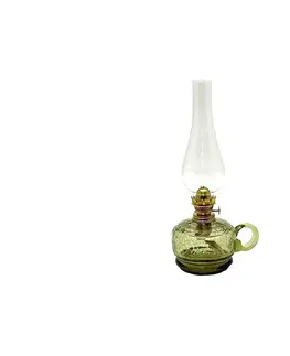 Lampy Floriánova huť Petrolejová lampa MONIKA 34 cm lesní zelená 