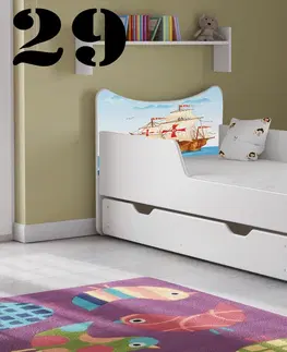 Postele Detská posteľ SMB Pes a mačka 16 Provedení: Obrázek č.29