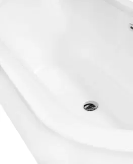 Sifony k pračkám HOPA Volně stojící vana AVITA A-LINE bílá, sifon se štěrbinovým přepadem Barva sifonu Bílá, Rozměr vany 150 × 75 cm, Způsob provedení Levé VANAVITAL15LW