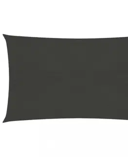 Stínící textilie Stínící plachta obdélníková HDPE 4 x 5 m Dekorhome Antracit