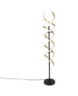 Stojaci lampy Stojací lampa zlatá včetně LED 3-stupňově stmívatelné v Kelvinech - Henk