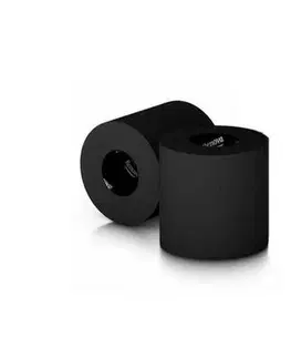 WC štětky Toaletní papír Black Label černý 3-vrstvý, 6 ks