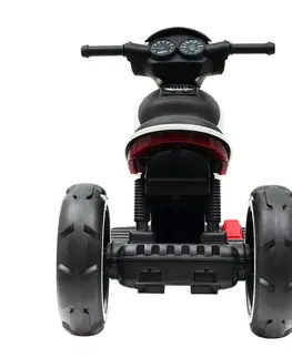 Dětská vozítka a příslušenství Baby Mix Dětská elektrická motorka Police černobílá, 100 x 50 x 61 cm