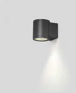 LED venkovní nástěnná svítidla FARO TOND 1L nástěnné svítidlo, tmavá šedá 2700K