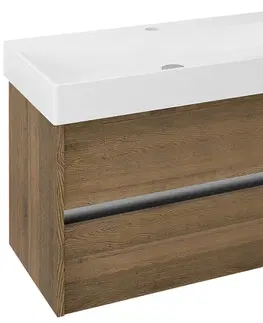 Koupelnový nábytek SAPHO NIRONA umyvadlová skříňka 82x51,5x43 cm, dub Sherwood NR085-1515
