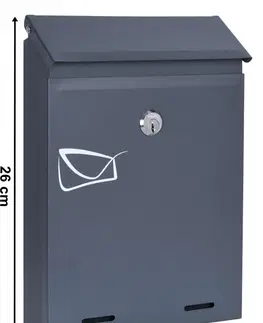 Poštovní schránky TZB Poštovní schránka ODVIN antracitová