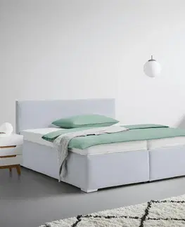 Čalouněné postele Čalouněná postel LESIA 200x200cm, Potah Šedomodrý